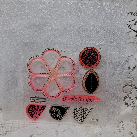 Close To My Heart My Acrylix Spring Stamp Set B1398 Just For You - Picture 1 of 2